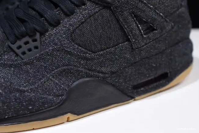 'black' AO2571-001 Air Jordan x 4 Levi's 0701